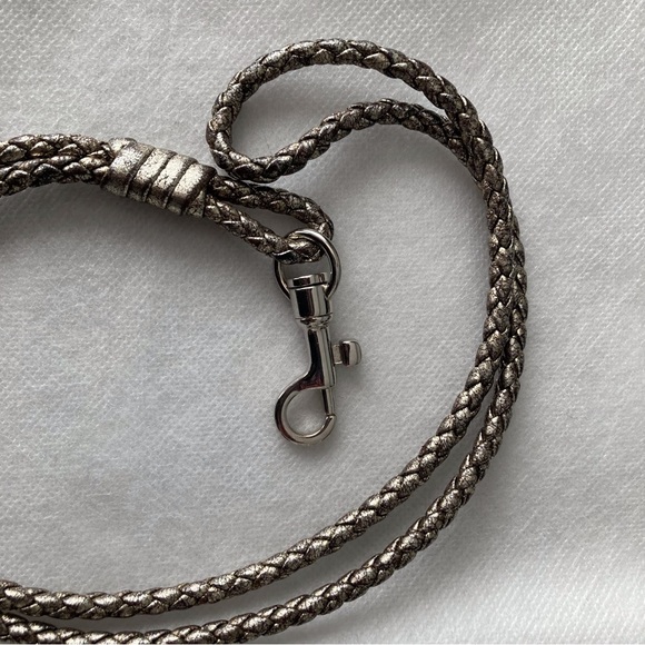Bottega Veneta Metallic Lanyard Keychain - Picture 6 of 11